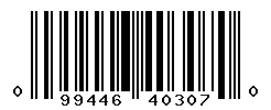 UPC barcode number 099446403070