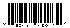 UPC barcode number 099451490874