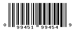 UPC 099451994549 barcode image