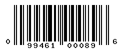 UPC barcode number 099461000896