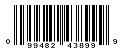 UPC barcode number 099482438999