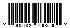 UPC barcode number 099482460280