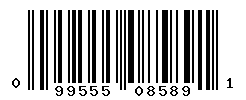 UPC barcode number 099555085891
