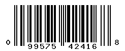 UPC barcode 099575424168