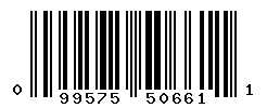 upc 099575506611 barcode image