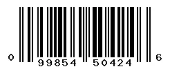 UPC barcode 099854504246