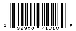 upc 099900713189 barcode image