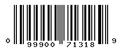 UPC barcode 099900713189