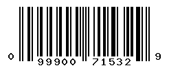 upc 099900715329 barcode image