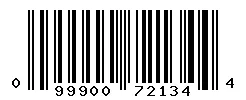 UPC barcode 099900721344