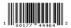 UPC barcode number 100177444642