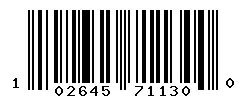 UPC barcode 102645711300