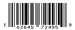 UPC barcode 102645724959