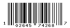 UPC barcode 102645742687