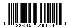 UPC barcode number 102645791241