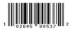 UPC barcode number 102645905372