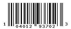 UPC barcode number 104012937023