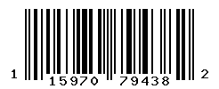 UPC barcode number 115970794382