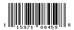 UPC barcode number 115971084598