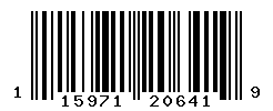 UPC barcode number 115971206419
