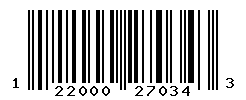 UPC barcode number 1220000270343