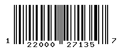 UPC barcode number 1220000271357