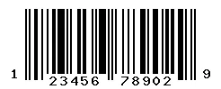 UPC barcode 123456789029