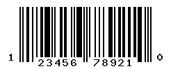 UPC barcode 123456789210