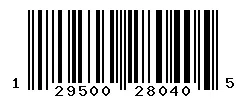 UPC barcode 129500280405