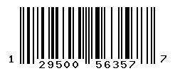 UPC barcode 129500563577
