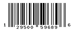UPC 129500596896 barcode image