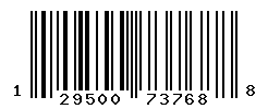 UPC barcode number 129500737688