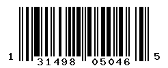 UPC barcode number 131498050465