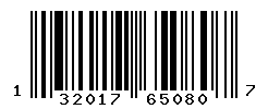 UPC barcode number 132017650807