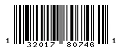UPC barcode 132017807461
