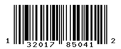 UPC barcode number 132017850412