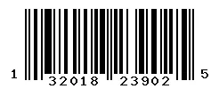 UPC barcode 132018239025