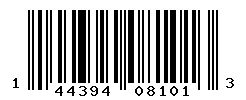 UPC barcode number 144394081013