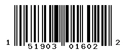 151903016022 barcode