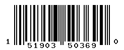 UPC barcode number 151903503690