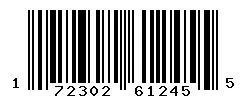 UPC barcode 172302612455