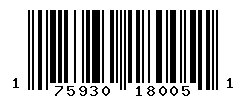 UPC barcode number 175930180051