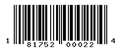 UPC barcode number 181752000224