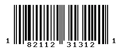 182112313121 barcode