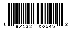 UPC barcode number 187132005452