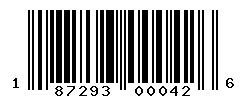 UPC barcode number 187293000426