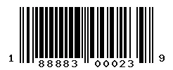 UPC barcode 188883000239