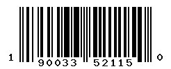 UPC barcode number 190033521150