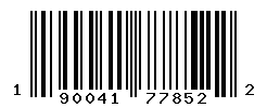 UPC barcode number 190041778522