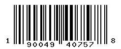 upc 190049407578 barcode image